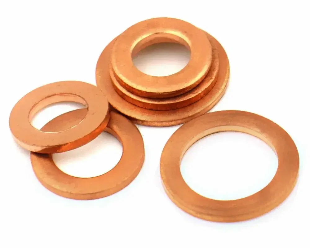 Copper Plain Washer